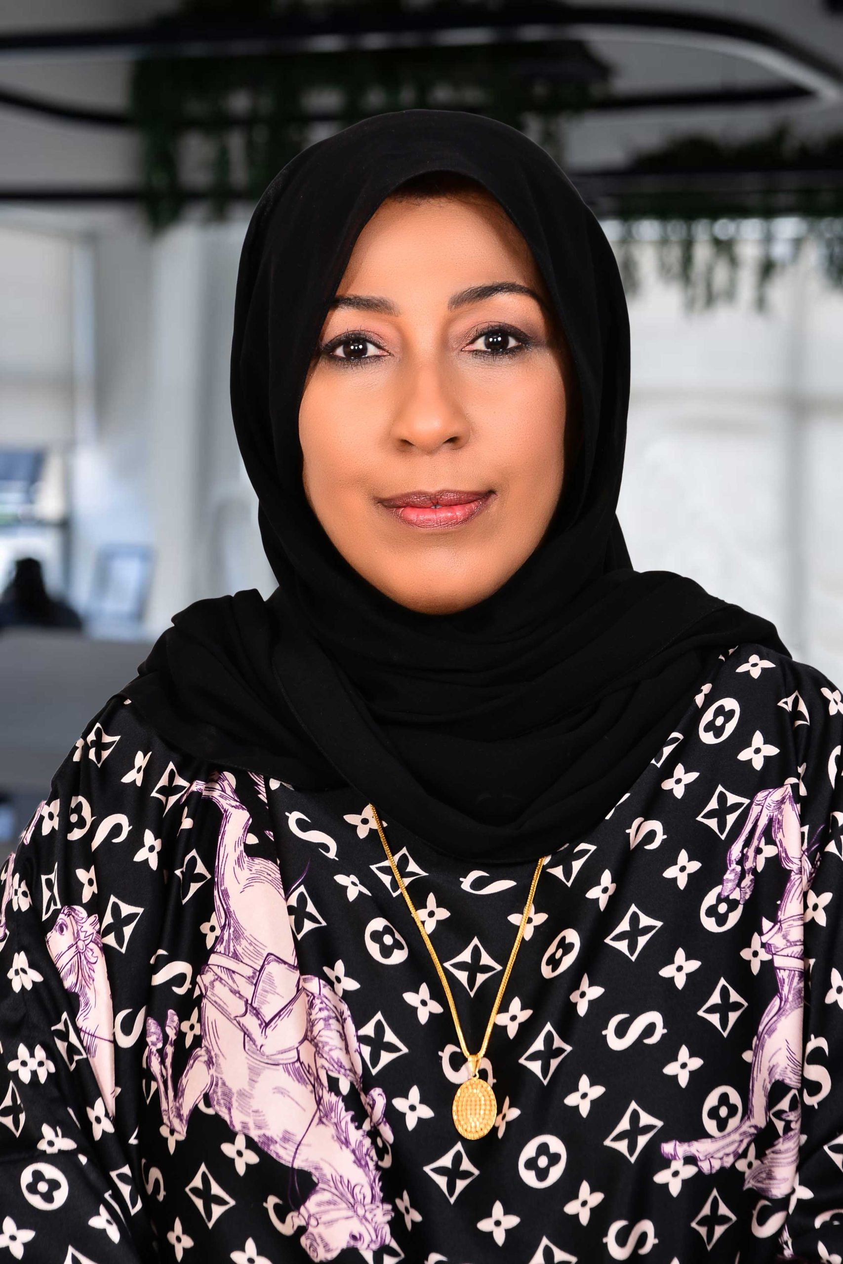 Portrait of Samar Al-Kindy. GCIB Director